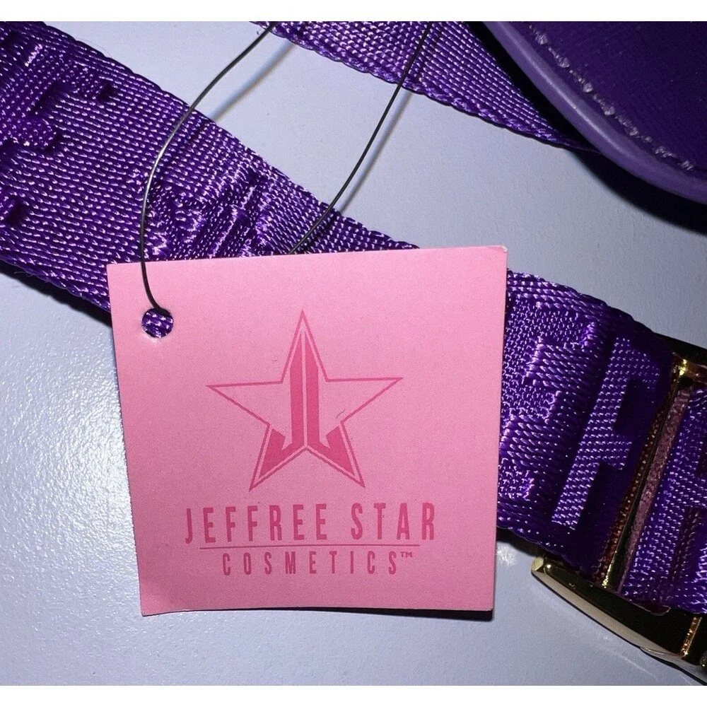 Jeffree Star Purple Waist Fanny Pack Cosmetic Bag Blood Lust Collection NWT